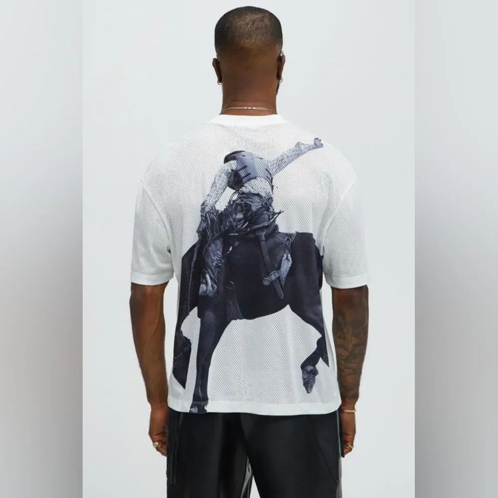 Wild West Relaxed Mesh Tee Fashion Nova